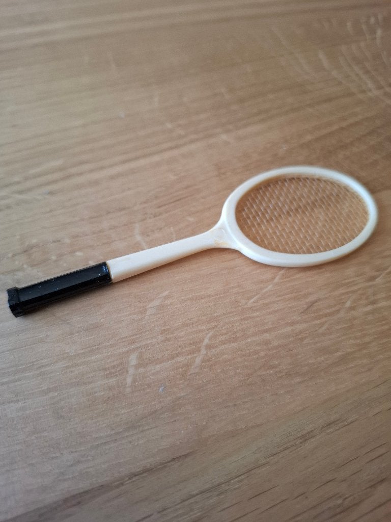 Barbie / Ken Tennisracket jaren 60 (Mattel), Verzamelen, Poppen, Ophalen of Verzenden, Zo goed als nieuw, Accessoires