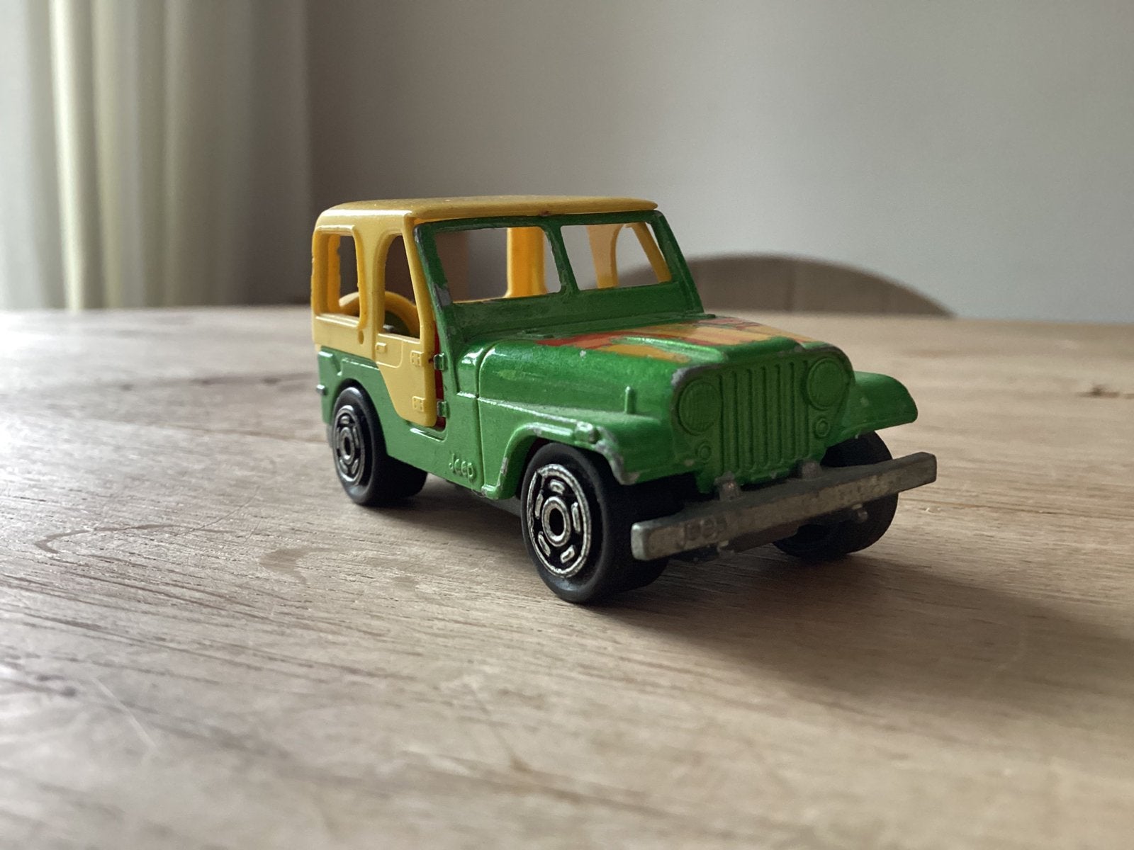 Majorette Jeep Cherokee 4x4 Big Chief N236 Made in France, Ophalen of Verzenden, Gebruikt, Auto