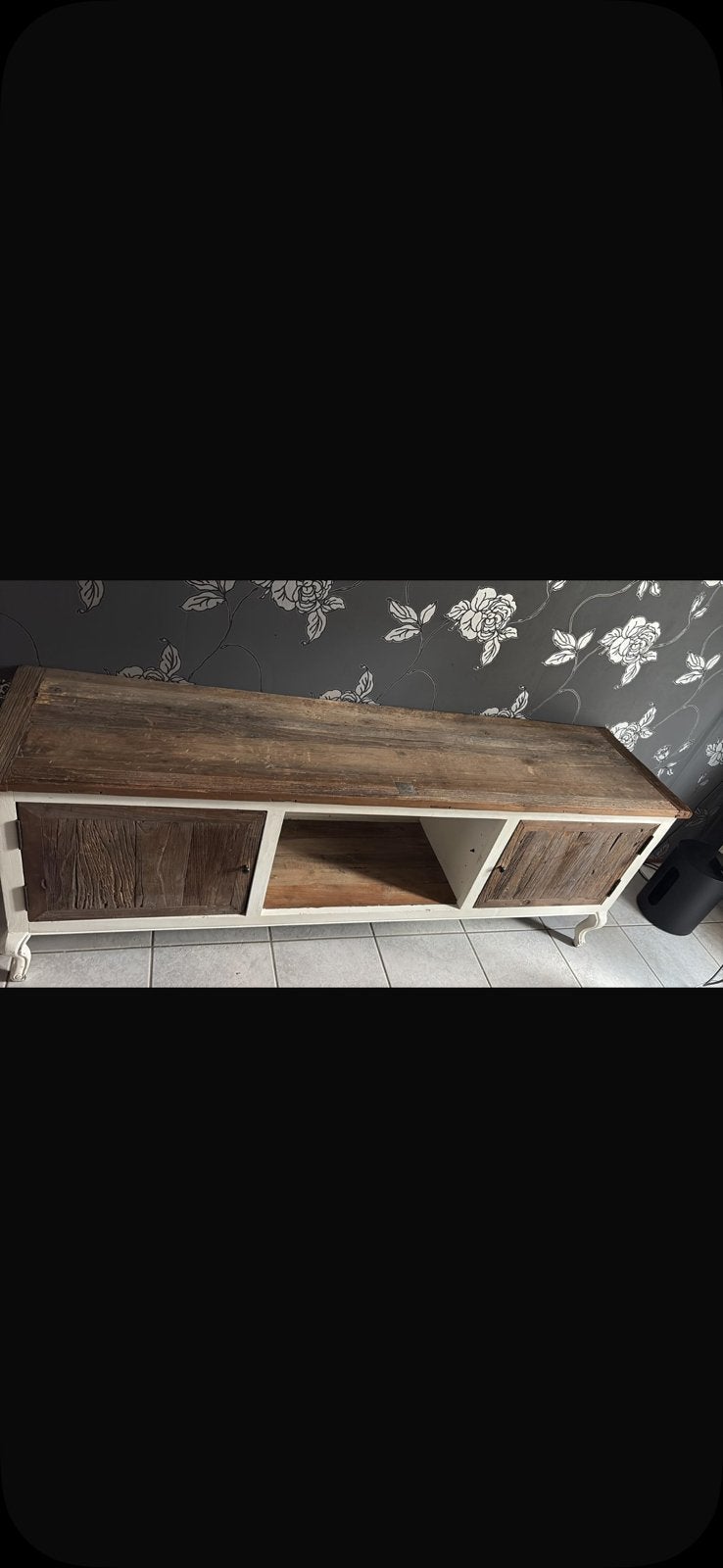 Riviera maison Tv-Meubel, Ophalen, 150 tot 200 cm, Zo goed als nieuw, Minder dan 100 cm