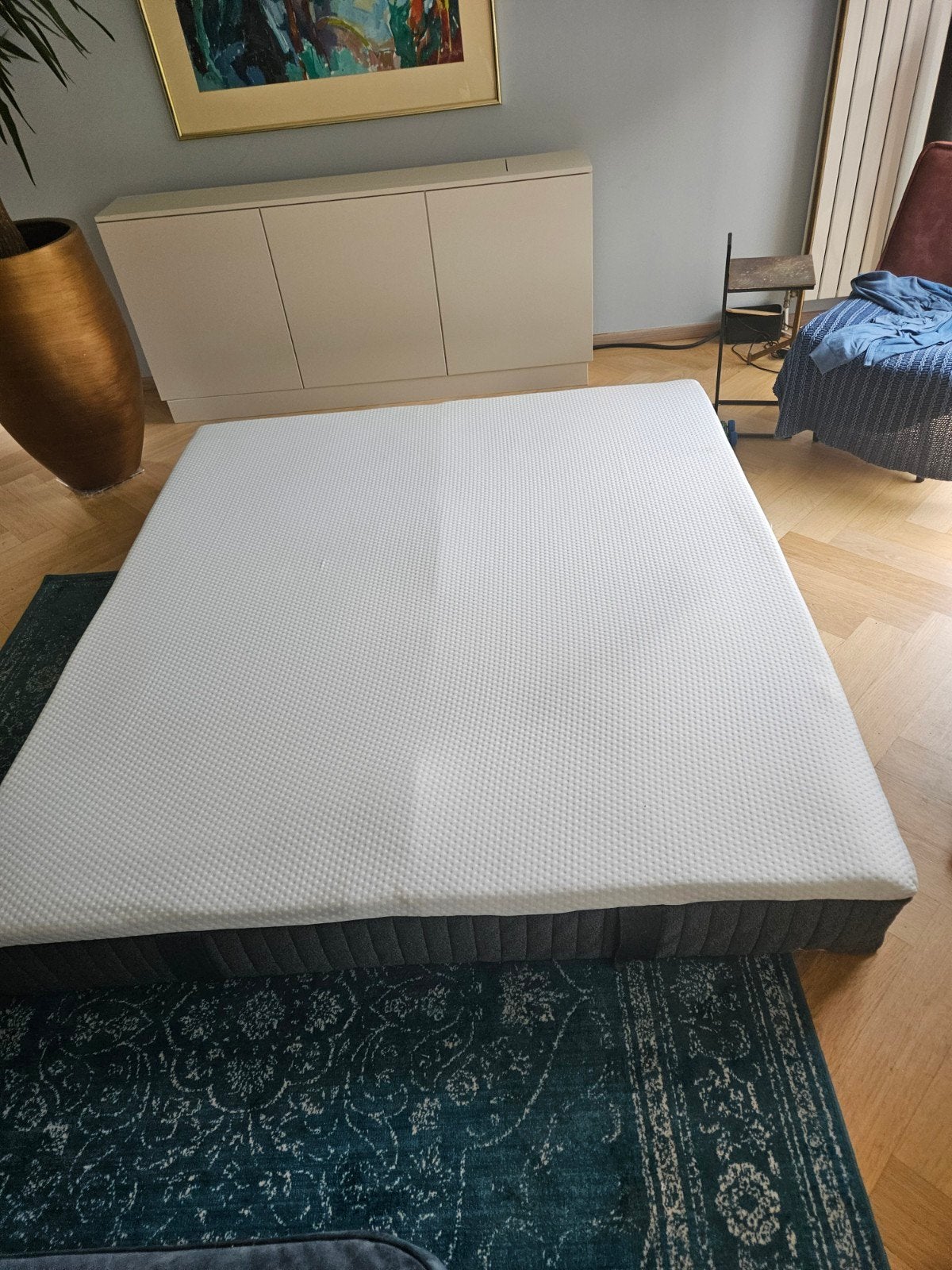 Emma premium hybrid matras 180x200 en Emma flip topper, Ophalen, 150 tot 200 cm, 200 cm of meer, Zo goed als nieuw