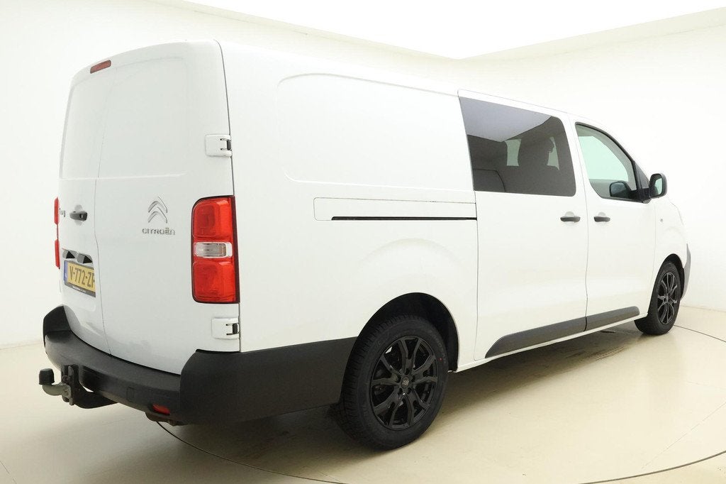 Citroen Jumpy 2.0 BlueHDI 120 HDI Dubbel Cabine | Airco | Tr, Auto's, Bestelauto's, Stof, Gebruikt, Euro 6, 4 cilinders