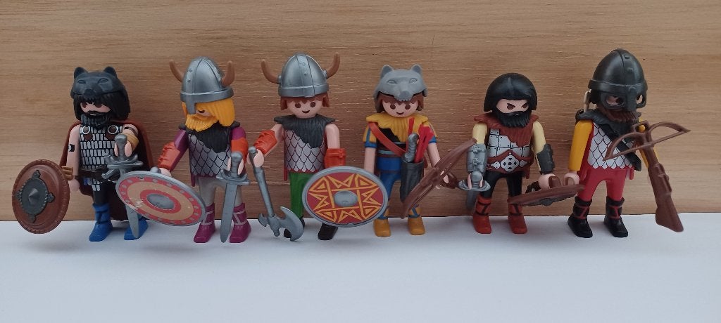 playmobil barbaren / vikingen, Verzenden, Gebruikt, Complete set