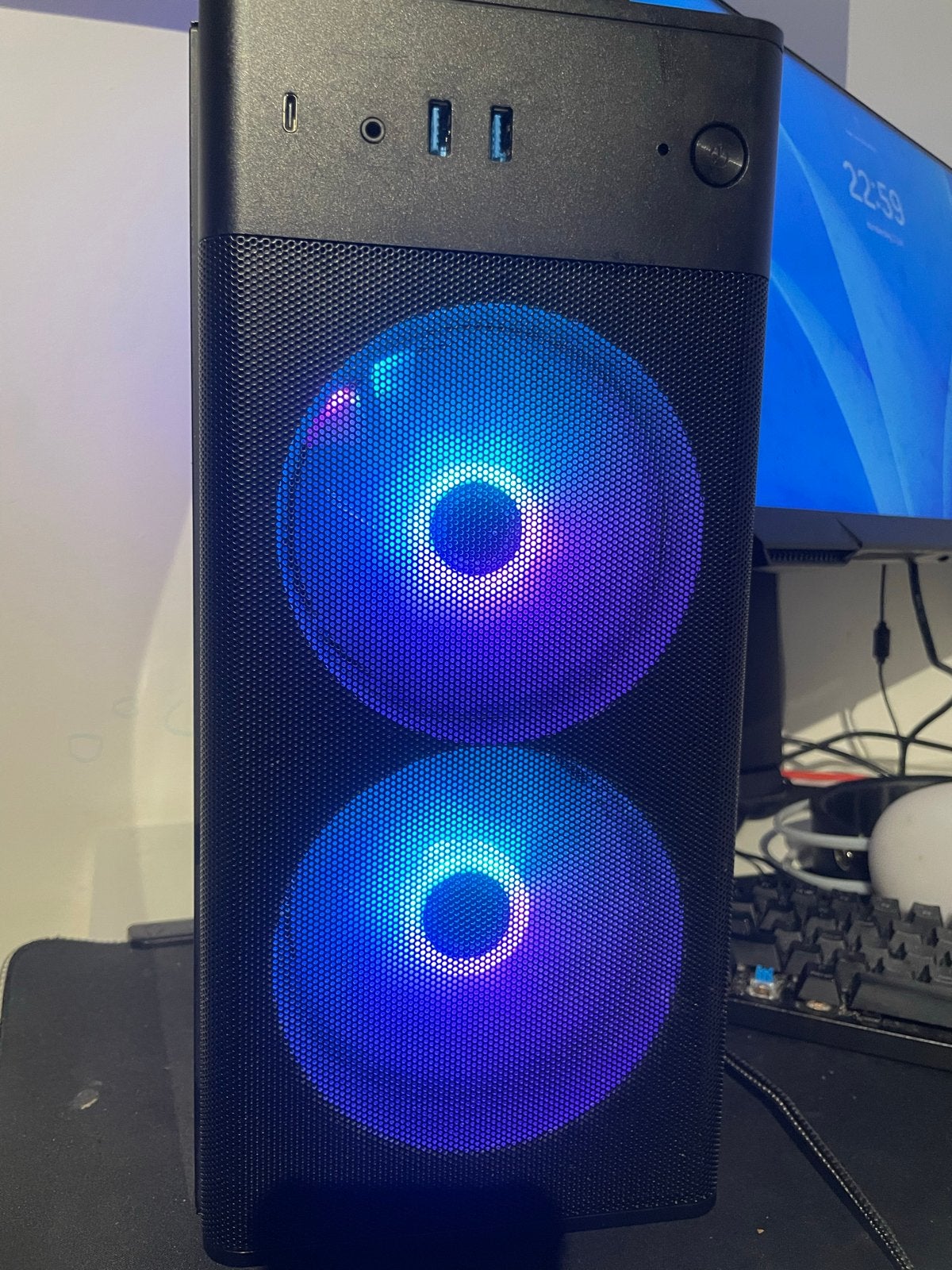 Medion Gaming PC met RGB verlichting, Computers en Software, Desktop Pc's, Ophalen, Gebruikt, 32 GB, Gaming