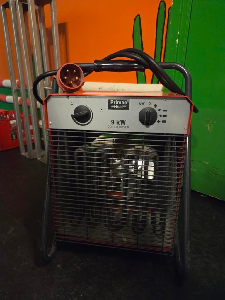 Prima Heat 9 kW elektrische kachel 380V, Ophalen of Verzenden, Minder dan 60 cm, Kachel, 30 tot 80 cm