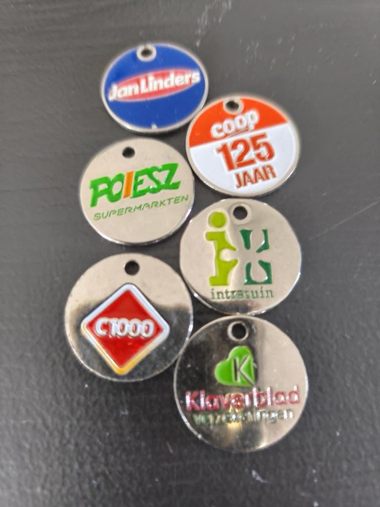 winkelwagenmuntjes, Verzamelen, Ophalen of Verzenden