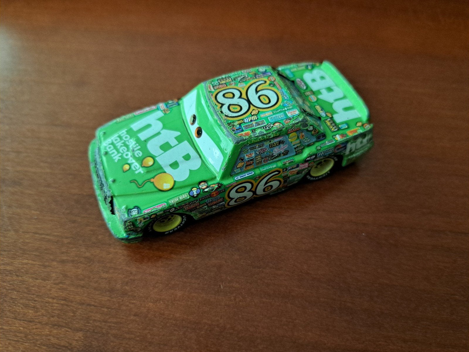 Disney Pixar Cars Chick Hicks 1:55, Verzamelen, Disney, Ophalen of Verzenden, Overige figuren