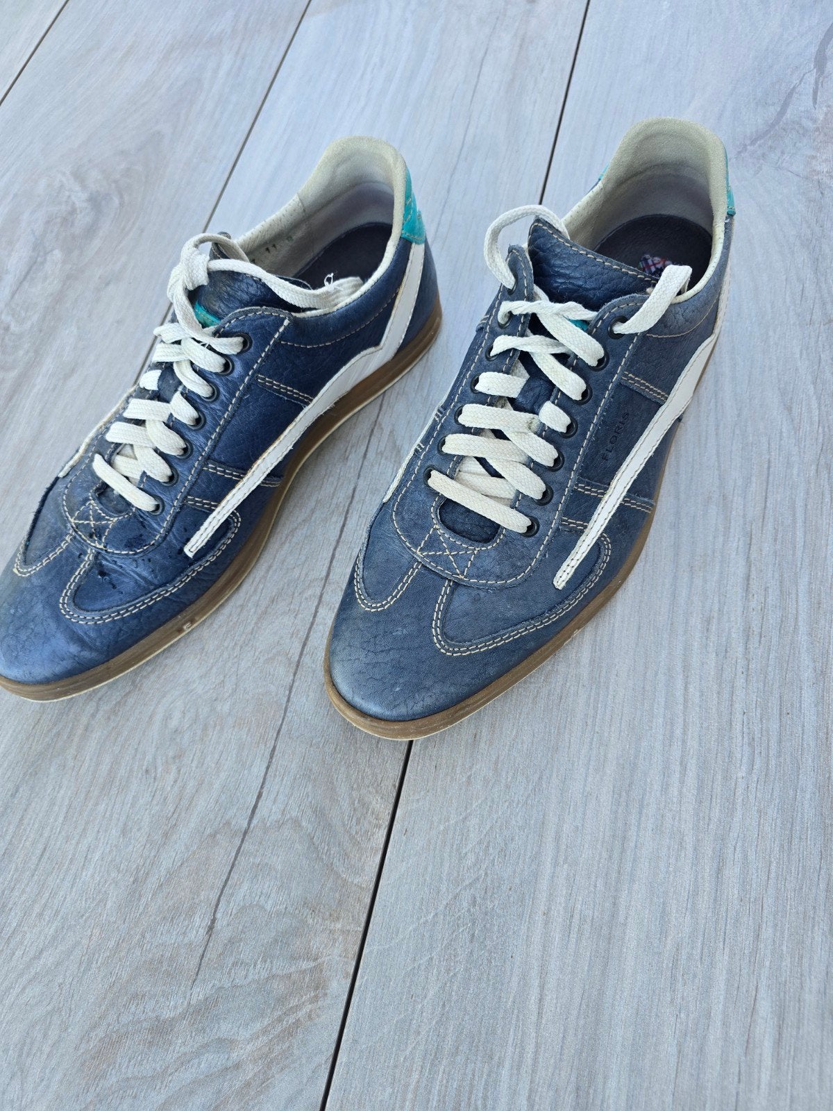 Floris Van Bommel sneakers, maat 42 vintage., Blauw, Ophalen of Verzenden, Floris Van Bommel, Sneakers of Gympen