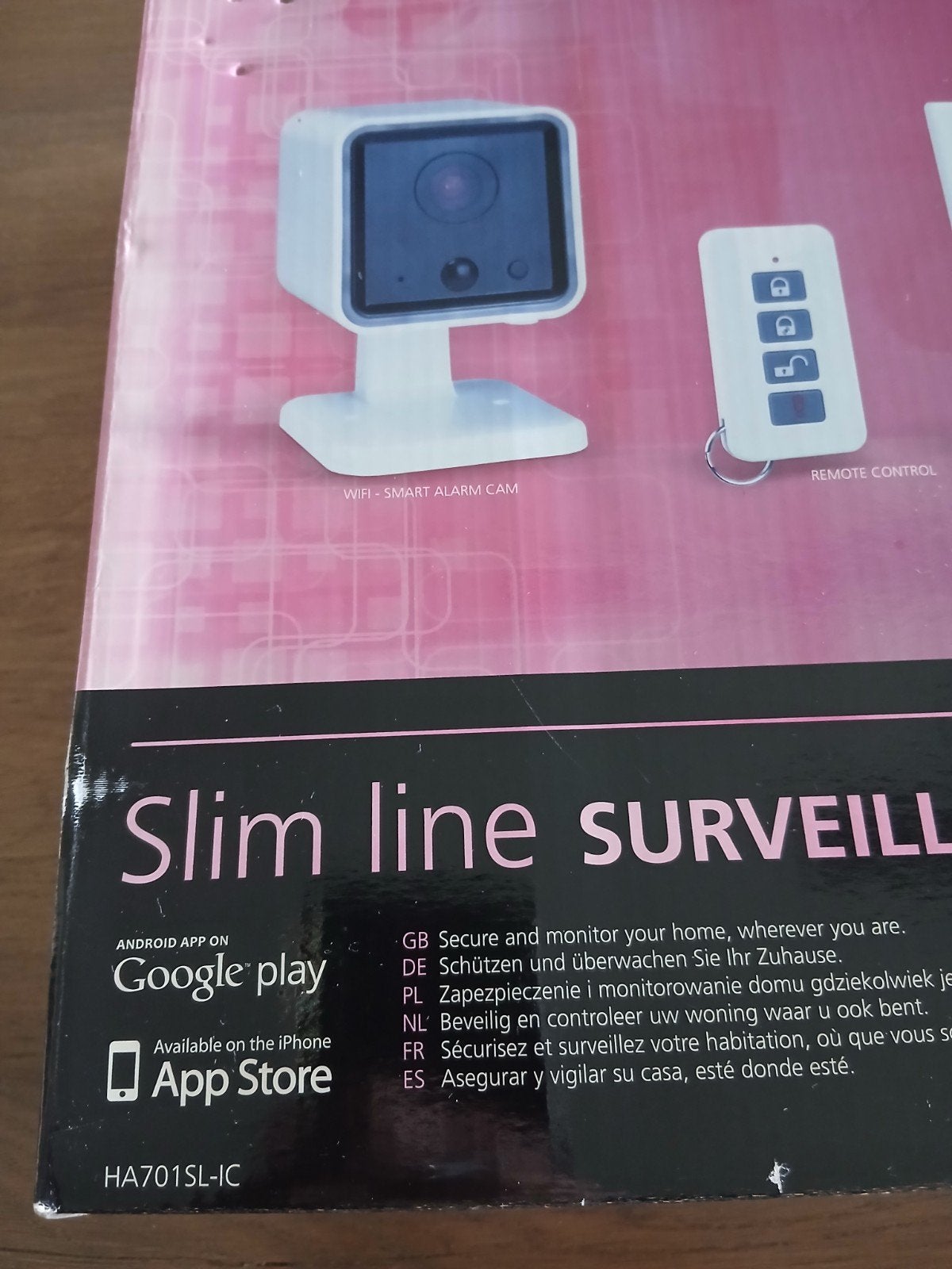 Smartwares Slim line Surveillance Smart Alarm Systeem 3-in-1, Beweging, Draadloos, Onbekend, Nieuw