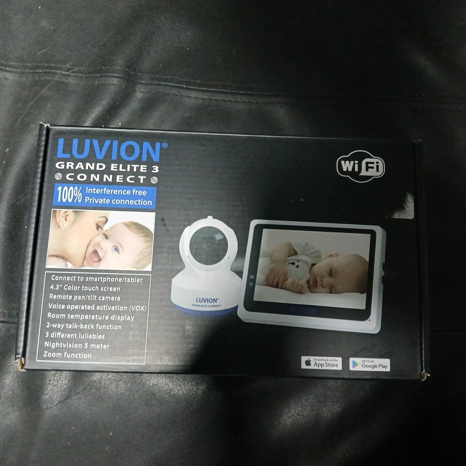 Luvion Grand Elite 3 Connect Babyfoon met Camera, Ophalen, Nieuw, 250 meter of meer, Camera