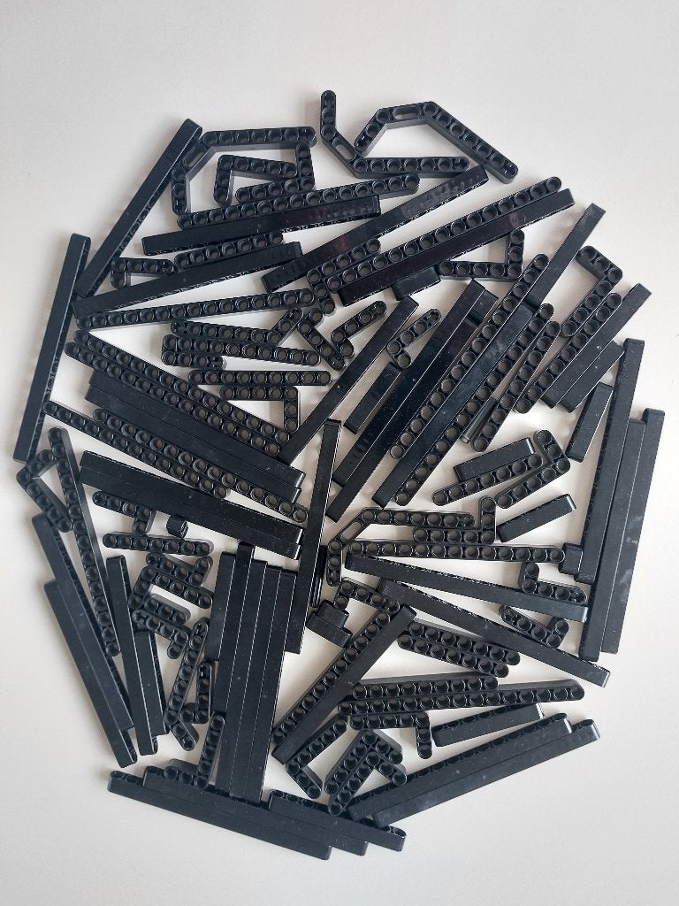 technic Lego hefbalken zwart, Lego, Ophalen of Verzenden, Zo goed als nieuw, Technic