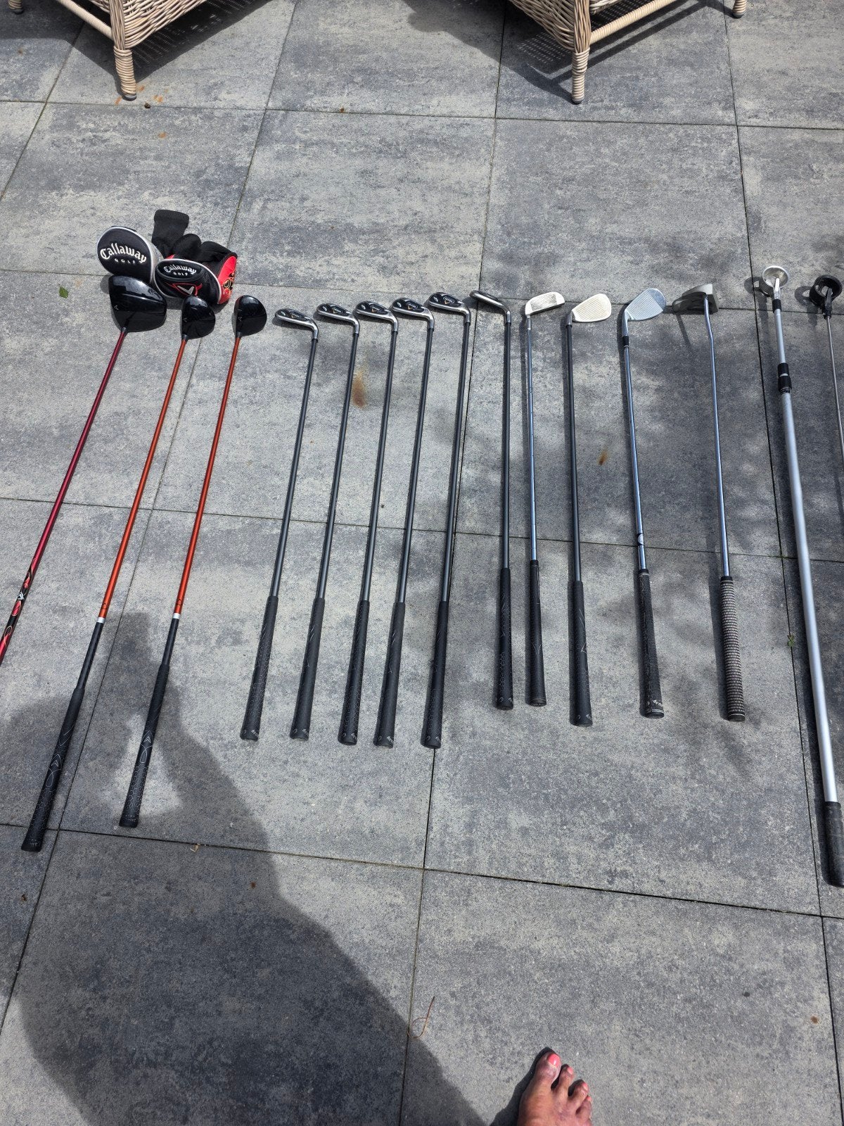 Complete Golfset: Callaway tassen, Callaway clubs & trolley, Sport en Fitness, Golf, Ophalen of Verzenden, Gebruikt, Set, Callaway