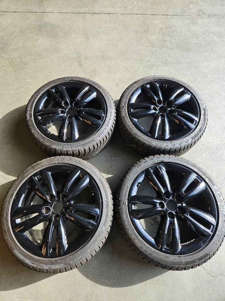 Winterset voor MINI Cooper (S) geschikt voor JCW, Ophalen, Gebruikt, Banden en Velgen, 17 inch