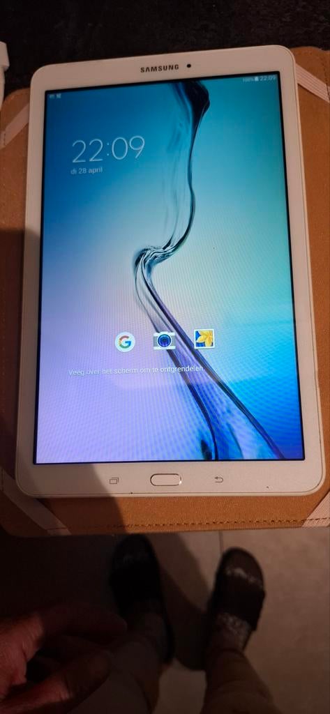 Samsung Galaxy Tab E SM-T560 - 9.6 inch - 8GB - Wit, Computers en Software, Android Tablets, Zo goed als nieuw, Wi-Fi, 10 inch