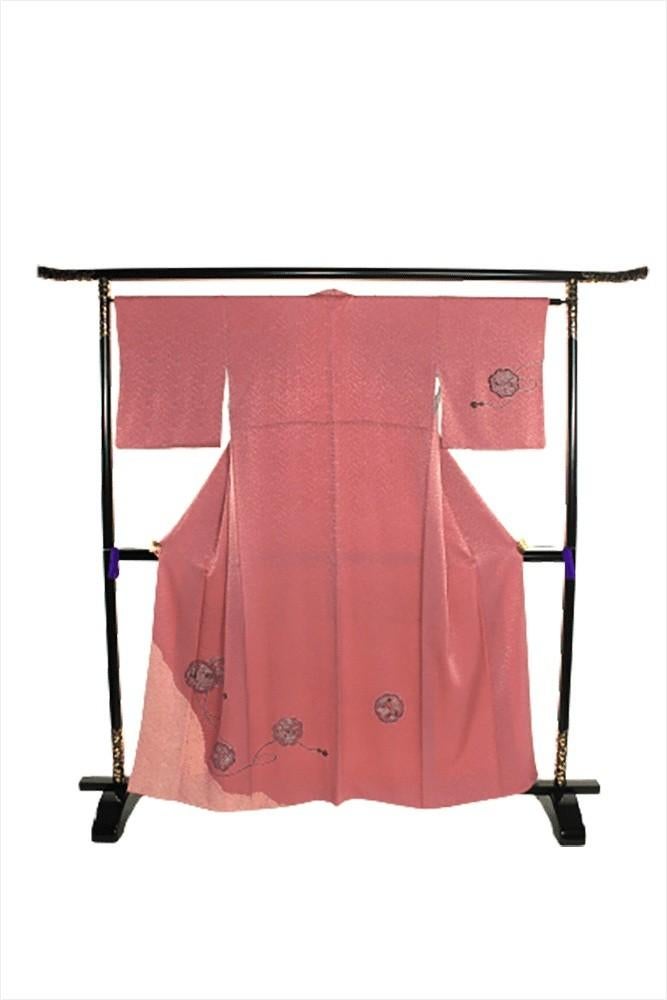 Japanse Houmongi Kimono., Verzenden, Gedragen, Maat 38/40 (M), Onder de knie