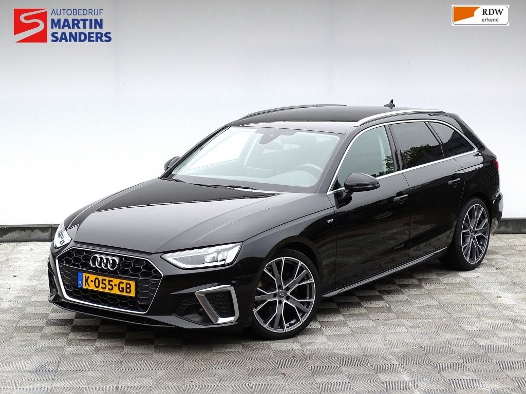 Audi A4 Avant 35 TDI L. Leder/ trekhaak, Auto's, Gebruikt, Euro 6, 4 cilinders, A4