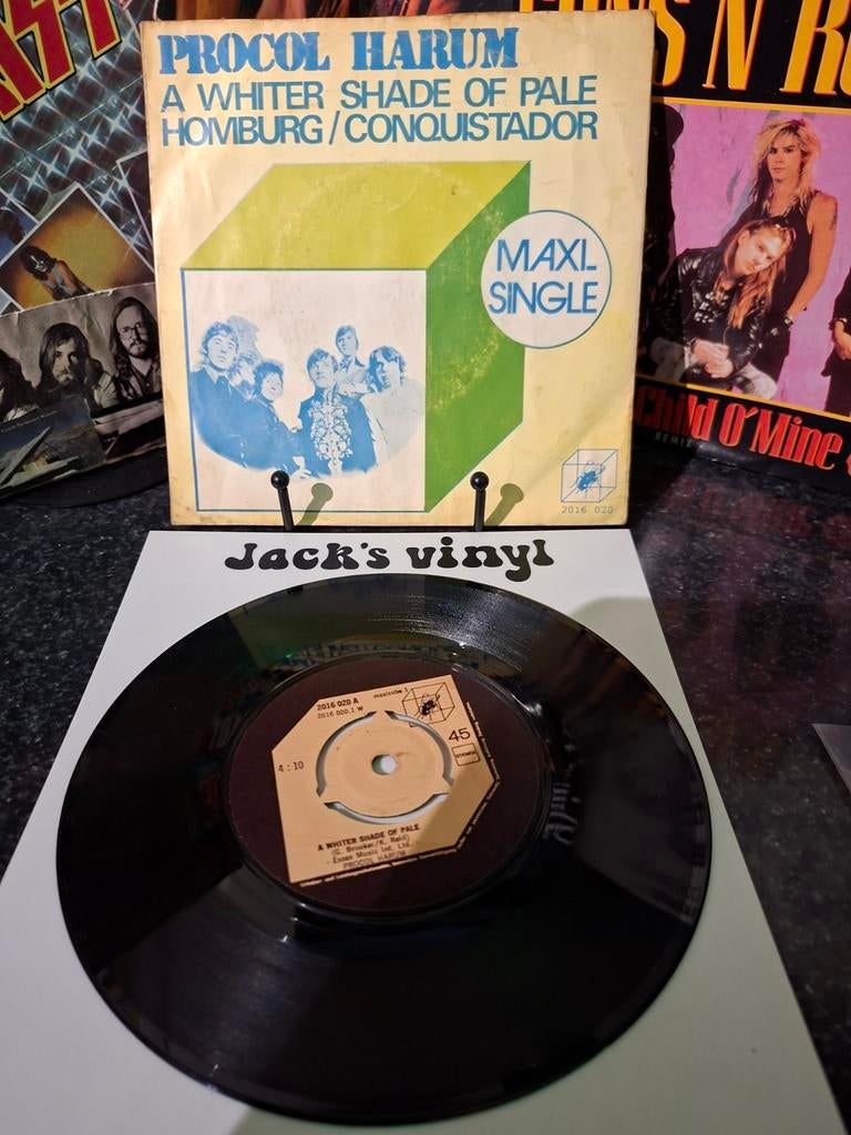 Procol Harum - A Whiter Shade of Pale Maxi-Single 1972, Cd's en Dvd's, Vinyl | Pop, Fotohoes, Ophalen of Verzenden, Gebruikt, 7 inch