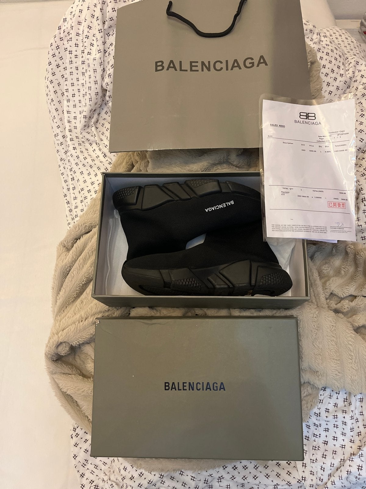 Balenciaga Speed Trainers Zwart - Maat 37- Zo goed als nieuw, Ophalen of Verzenden, Zo goed als nieuw, Zwart, Sneakers of Gympen