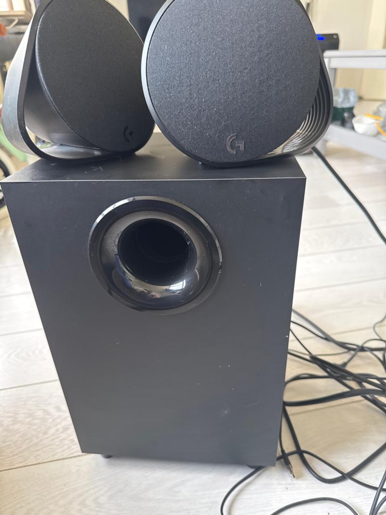 Logitech G560 2.1 RGB Gaming Pc Speaker set, Audio, Tv en Foto, Luidsprekers, Ophalen, Gebruikt, 60 tot 120 watt, Overige merken