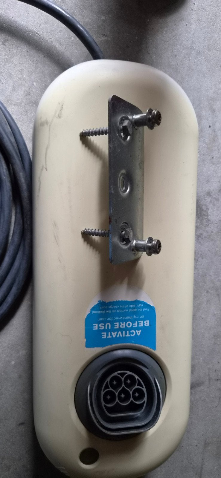 Laadpaal  newmotion 1 fase met kabel en stekker type 2, Ophalen of Verzenden, Gebruikt, Laadpaal en Laadkabel