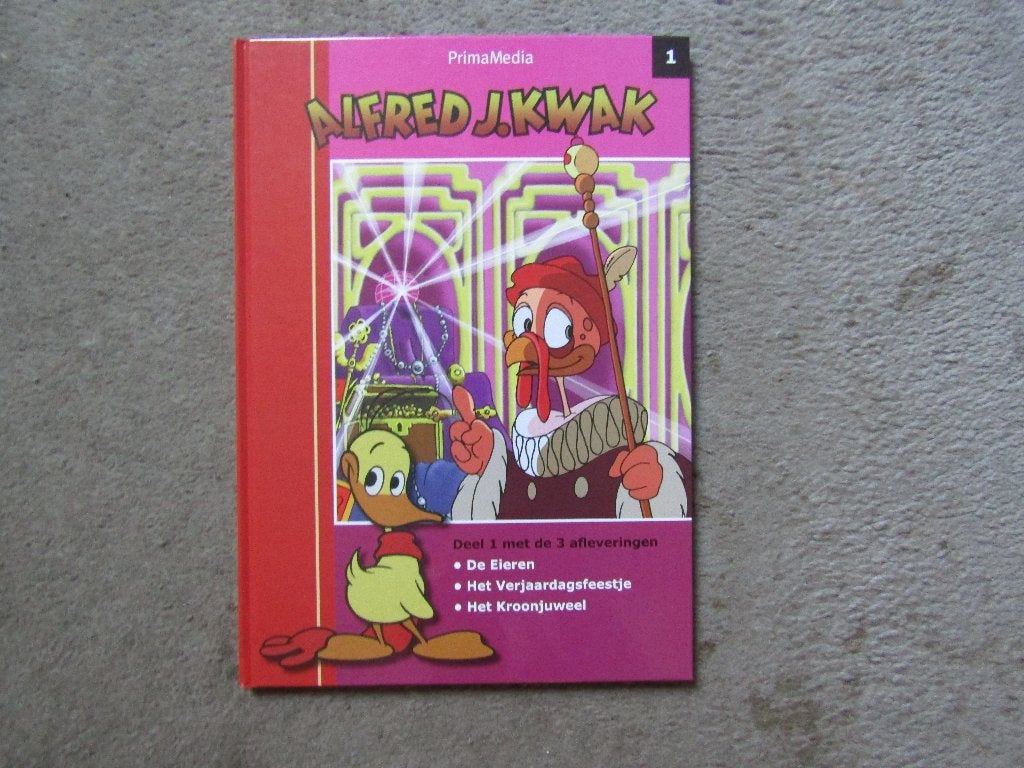 Boek: Alfred J Kwak - deel 1 met 3 verhalen, Boeken, Kinderboeken | Jeugd | onder 10 jaar, Ophalen of Verzenden, Gelezen, Herman van Veen