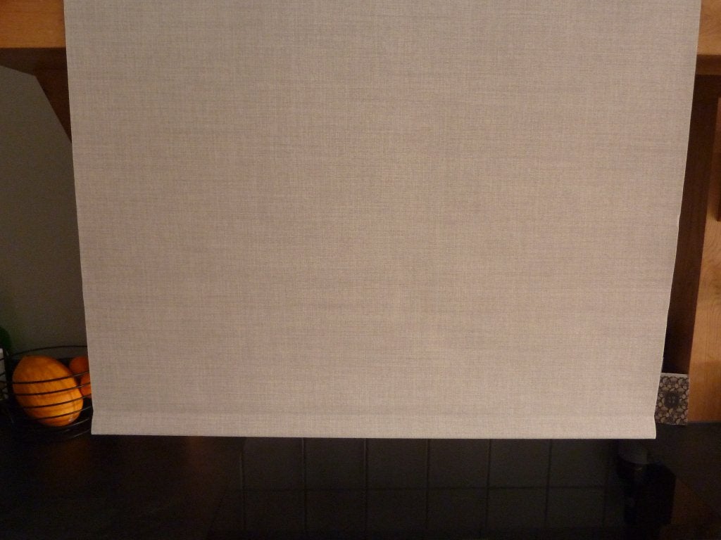 Verduistering rolgordijn, Overige materialen, Crème, Rolgordijn, 82 cm