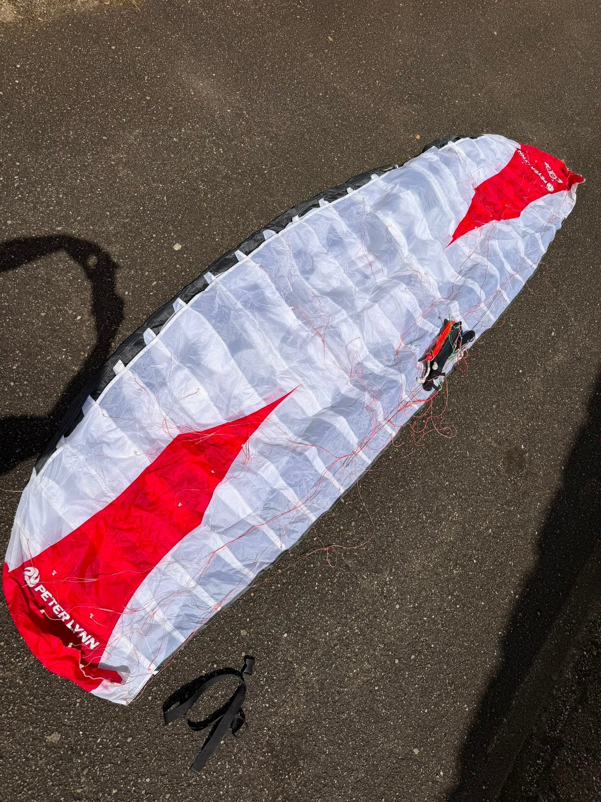 R2F Peter Lynn Reactor II 2.8m.² Powerkite ZGAN!, Ophalen of Verzenden, Zo goed als nieuw, Vierlijns, Vlieger