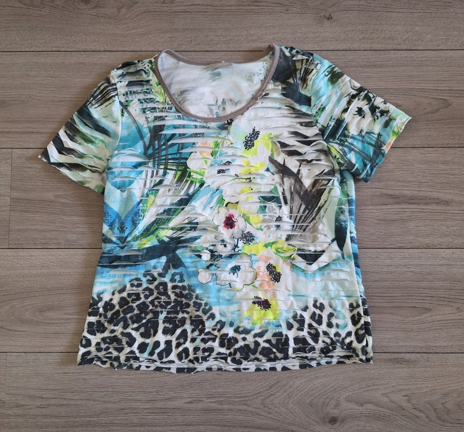 Canda Premium top bloemenprint maat 38 M, Maat 38/40 (M), Overige kleuren, Ophalen of Verzenden, Zo goed als nieuw