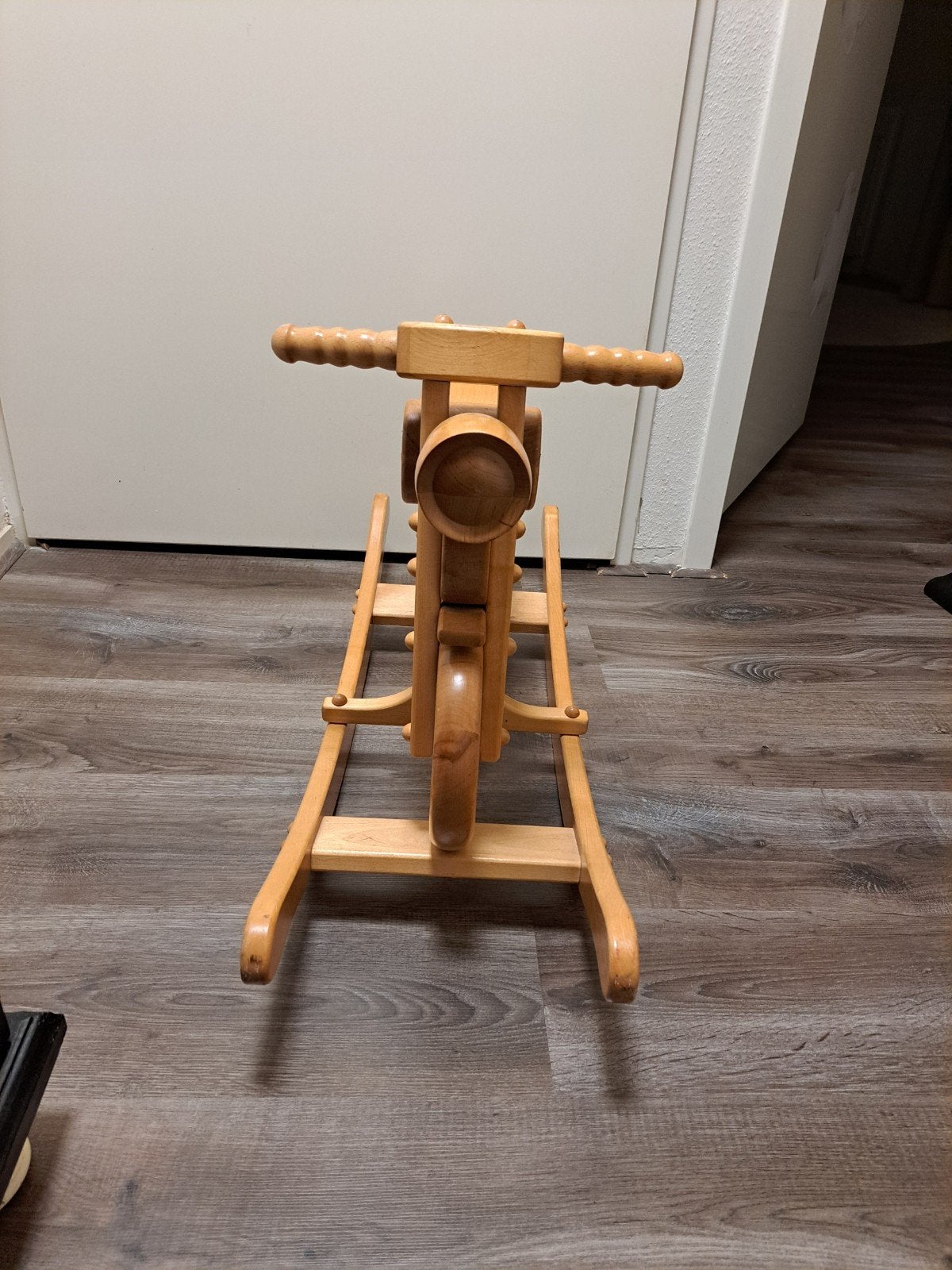 Houten schommelmotor Harley-Davidson 12-24 maanden, Kinderen en Baby's, Ophalen of Verzenden