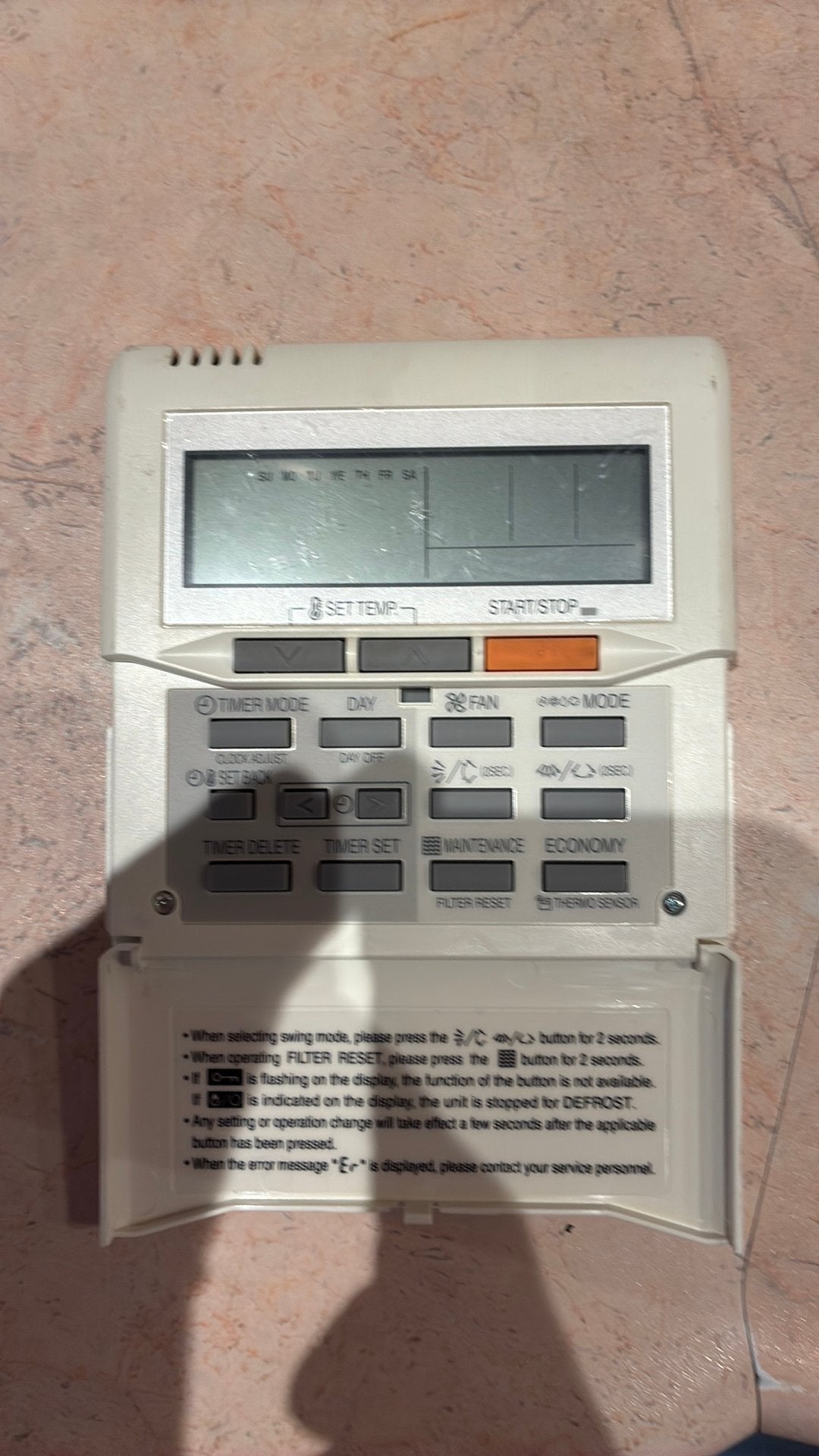 Fujitsu bedieningspaneel airco/ warmtepomp nieuw, Ophalen of Verzenden, Nieuw