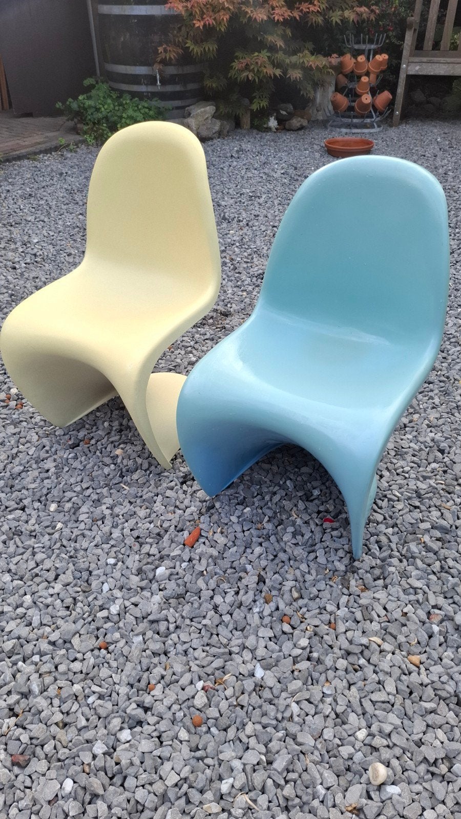 Panton stijl stoel kinderversie, lees de beschrijving, Ophalen of Verzenden, Gebruikt, Overige typen