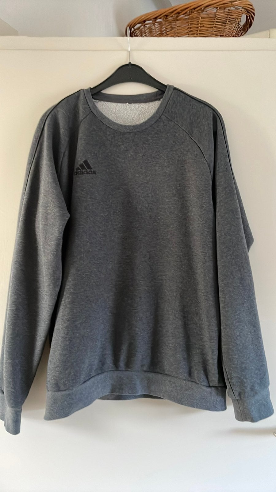 ADIDAS  TRUI MAAT L. GRIJS, Ophalen of Verzenden, Zo goed als nieuw, Grijs