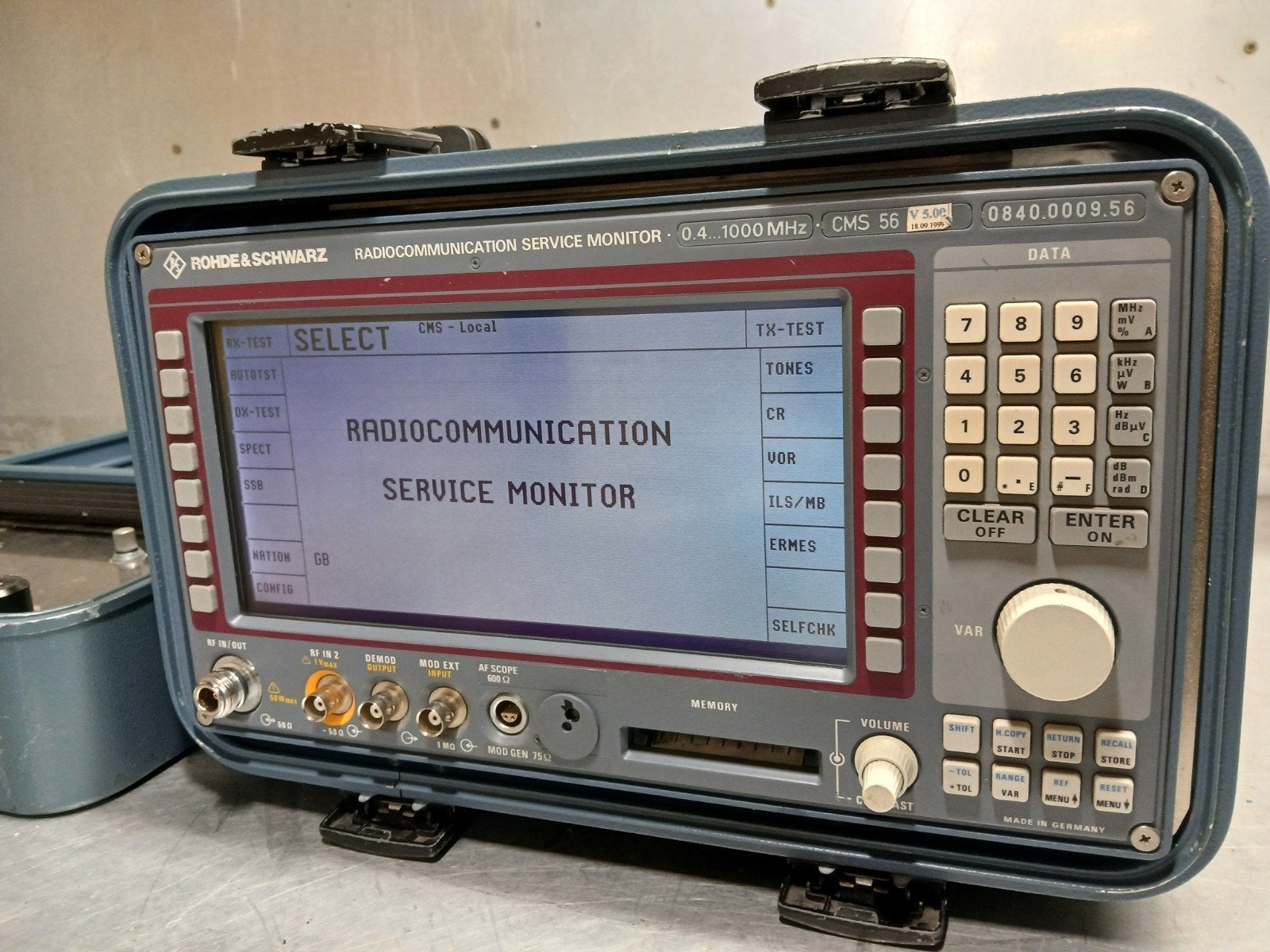 Rohde & Schwarz CMS 56 Radiocommunication Service Monitor
Co, Verzamelen, Ophalen of Verzenden