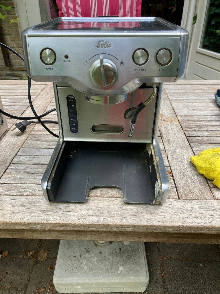 Solis espressomachine type 110, Gebruikt, Espresso apparaat, Gemalen koffie, Ophalen