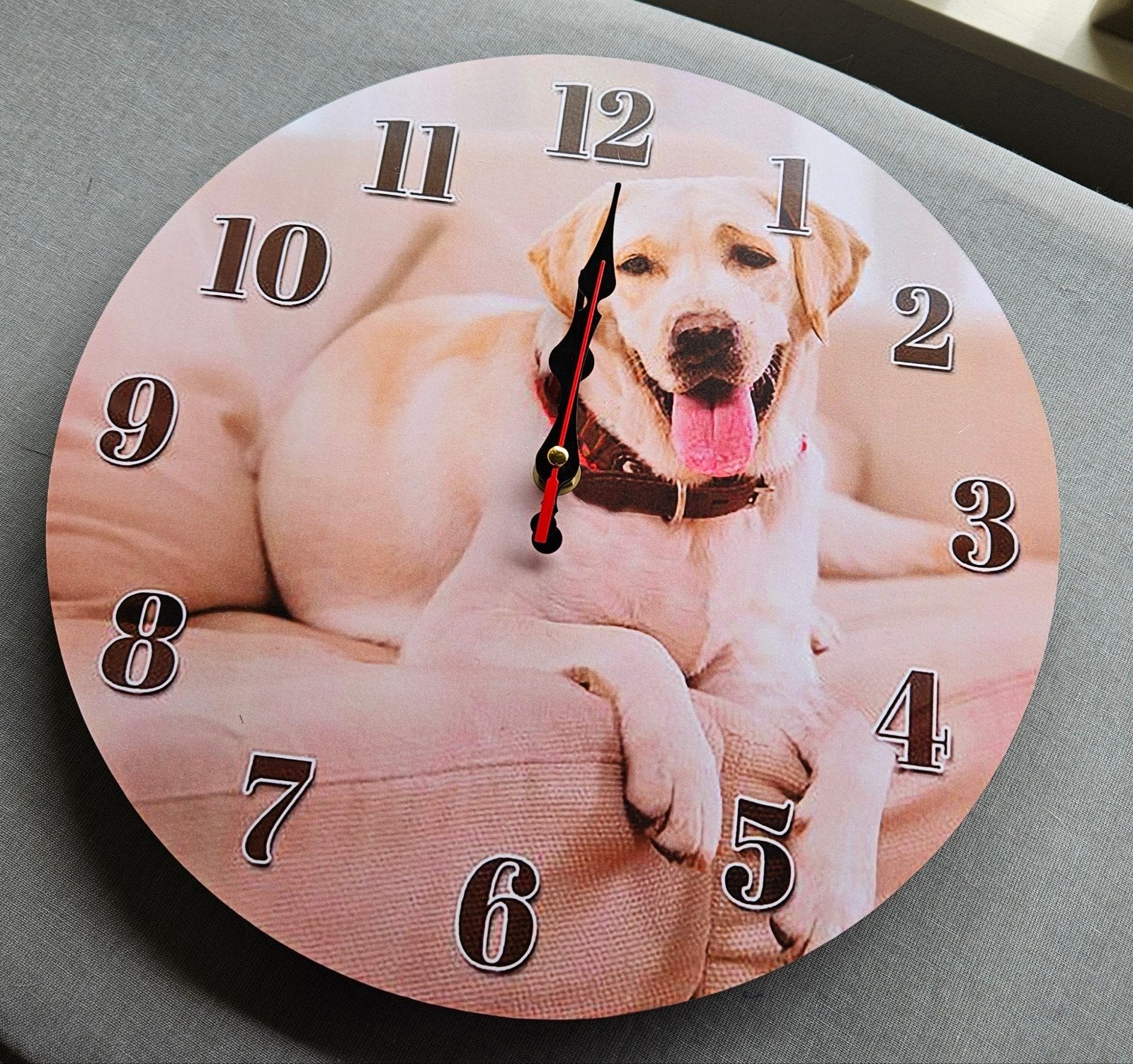 wandklok Labrador, Ophalen of Verzenden, Nieuw