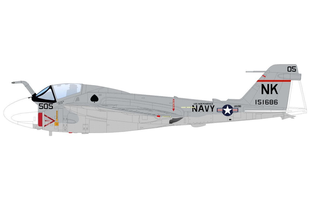 Hobby Master HC1004 | Grumman A-6E Intruder, Ophalen, Schaalmodel, Nieuw, Pilot Station