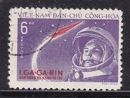 3875 - Vietnam michel 166 gestempeld , 1e ruimtereis door, Verzenden, Gestempeld, Oost-Azië