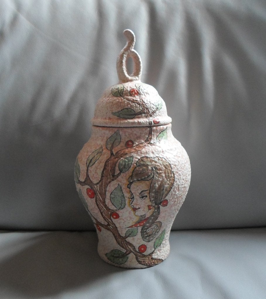 Fifties Vaas H. Bequet Quaregnon, Antiek en Kunst, Ophalen of Verzenden