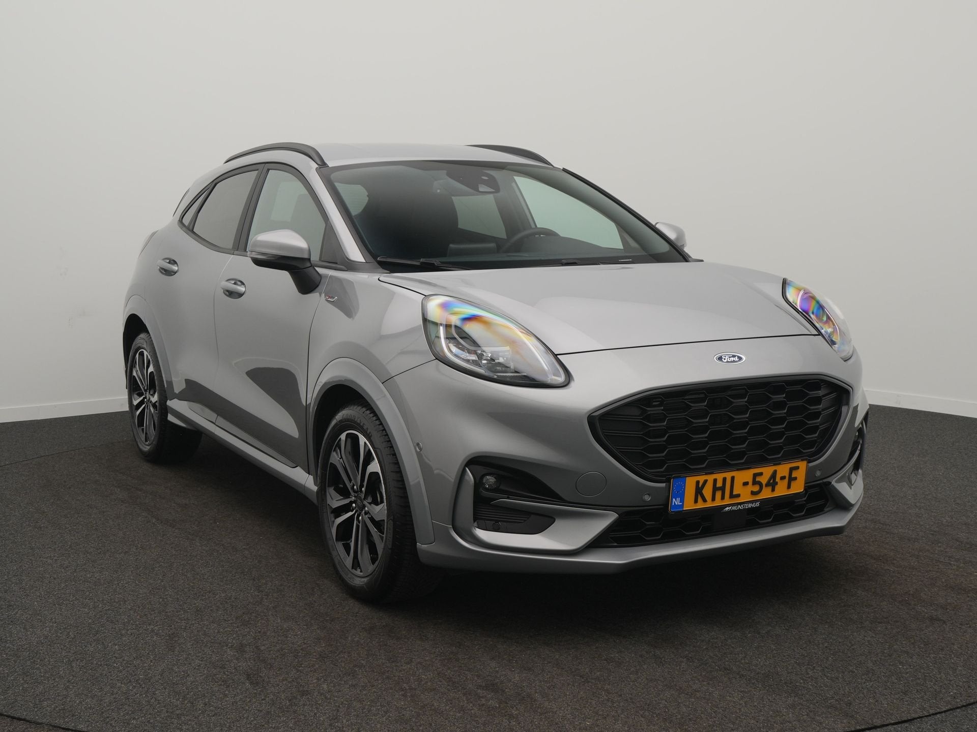 Ford Puma 1.0 EcoBoost Hybrid ST-Line - RIJKLAARPRIJS - Acht, Auto's, Voorwielaandrijving, 12 maanden, Zwart, Bedrijf