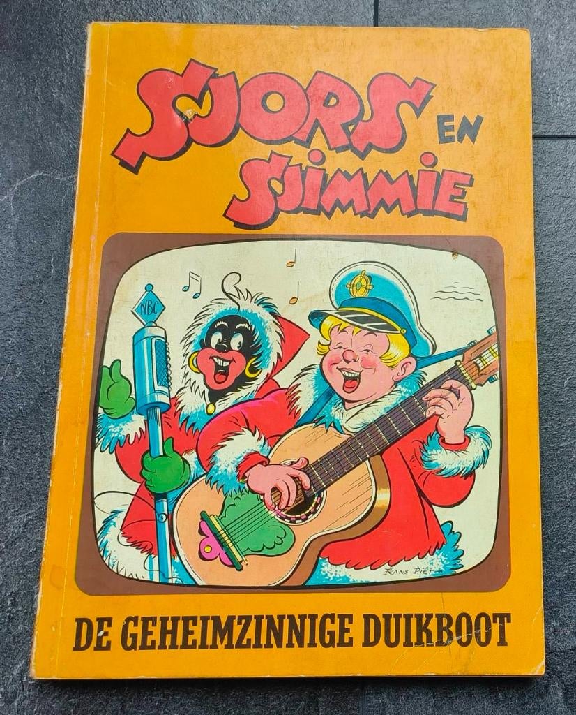 Sjors en Sjimmie en de geheimzinnige duikboot(1), Boeken, Stripboeken, Gelezen, Eén stripboek, Diverse auteurs, Ophalen of Verzenden