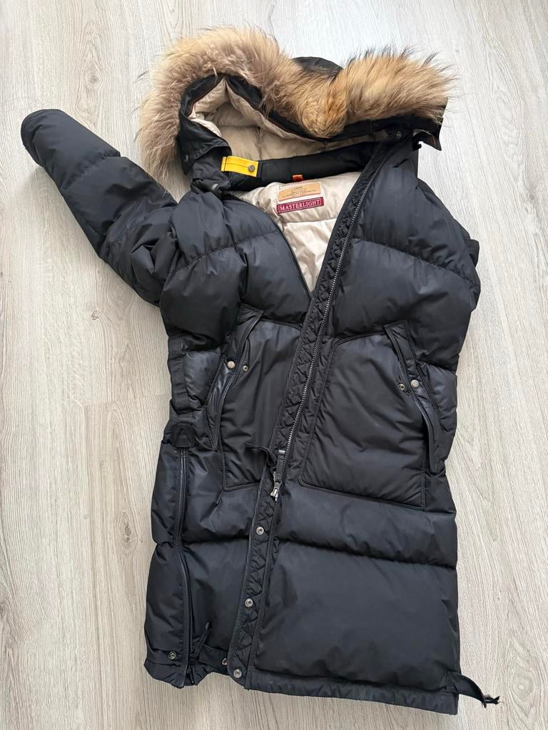 Parajumper winterjas - Zwart - Maat L, Ophalen of Verzenden, Gedragen, Maat 42/44 (L), Zwart