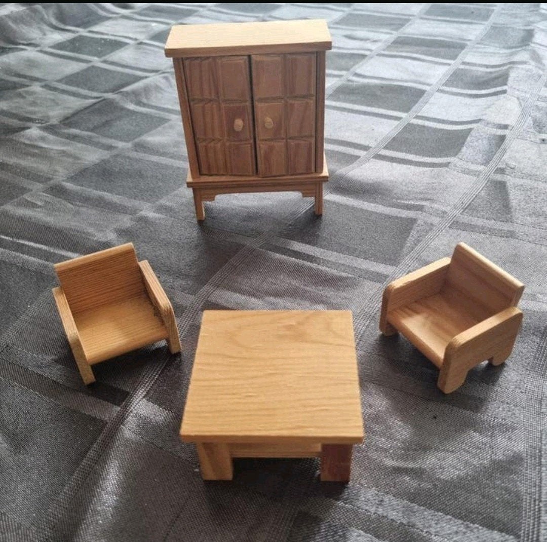 Poppenhuis houten meubels Lundby, Ophalen of Verzenden, Zo goed als nieuw, Poppenhuis
