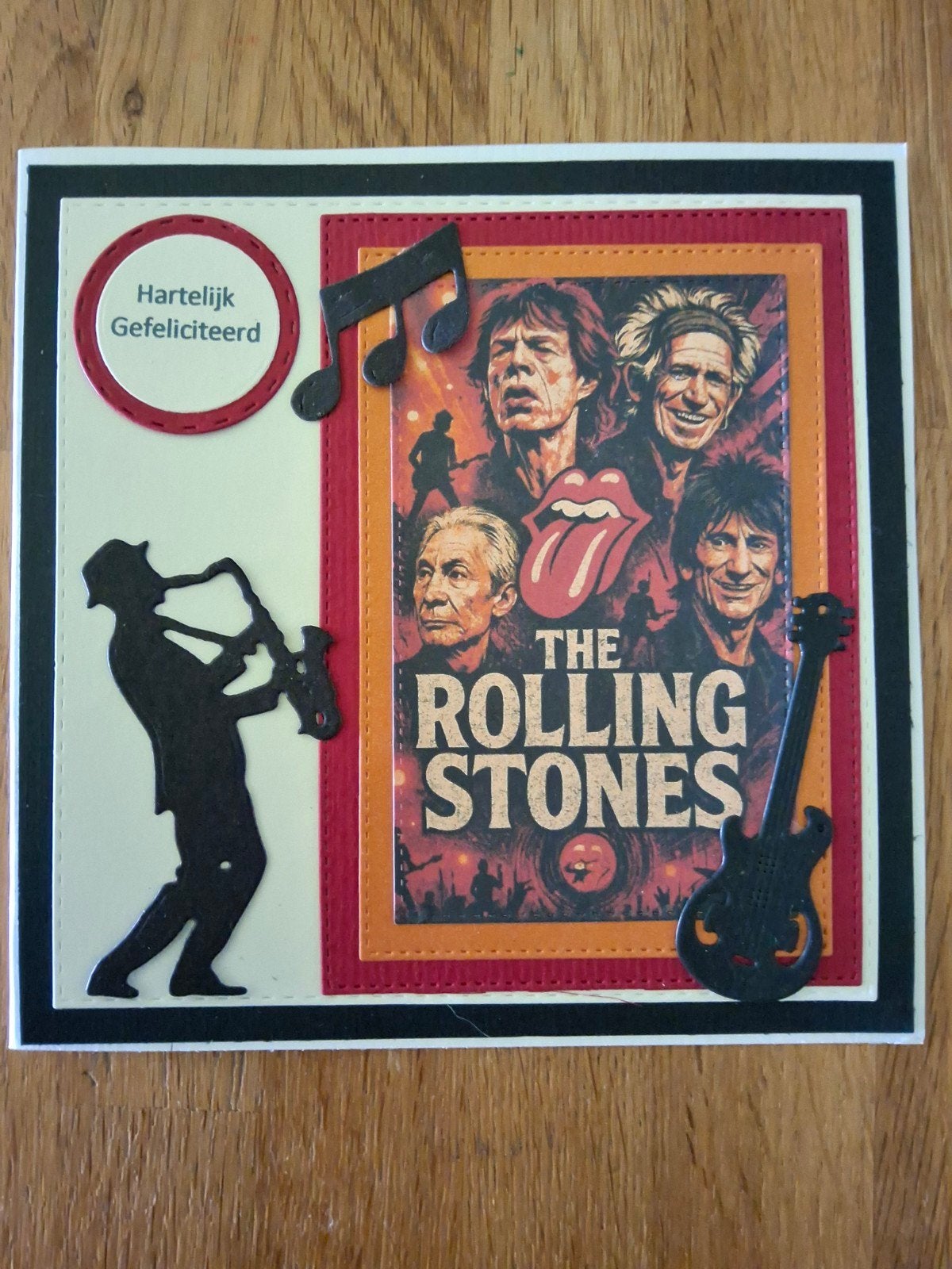 Mooie Rolling Stones fans kaart no 2 met envelop, Ophalen of Verzenden, Nieuw, Man of Vrouw
