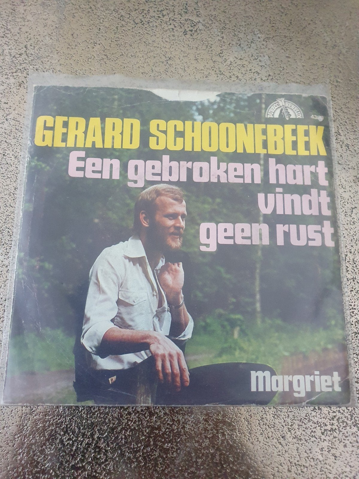Gerard Schoonebeek-gebroken hart vind geen rust- margriet, Ophalen of Verzenden, Gebruikt, Overige formaten, Levenslied of Smartlap