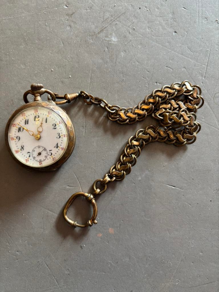 Oud zakhorloge., Antiek en Kunst, Ophalen of Verzenden