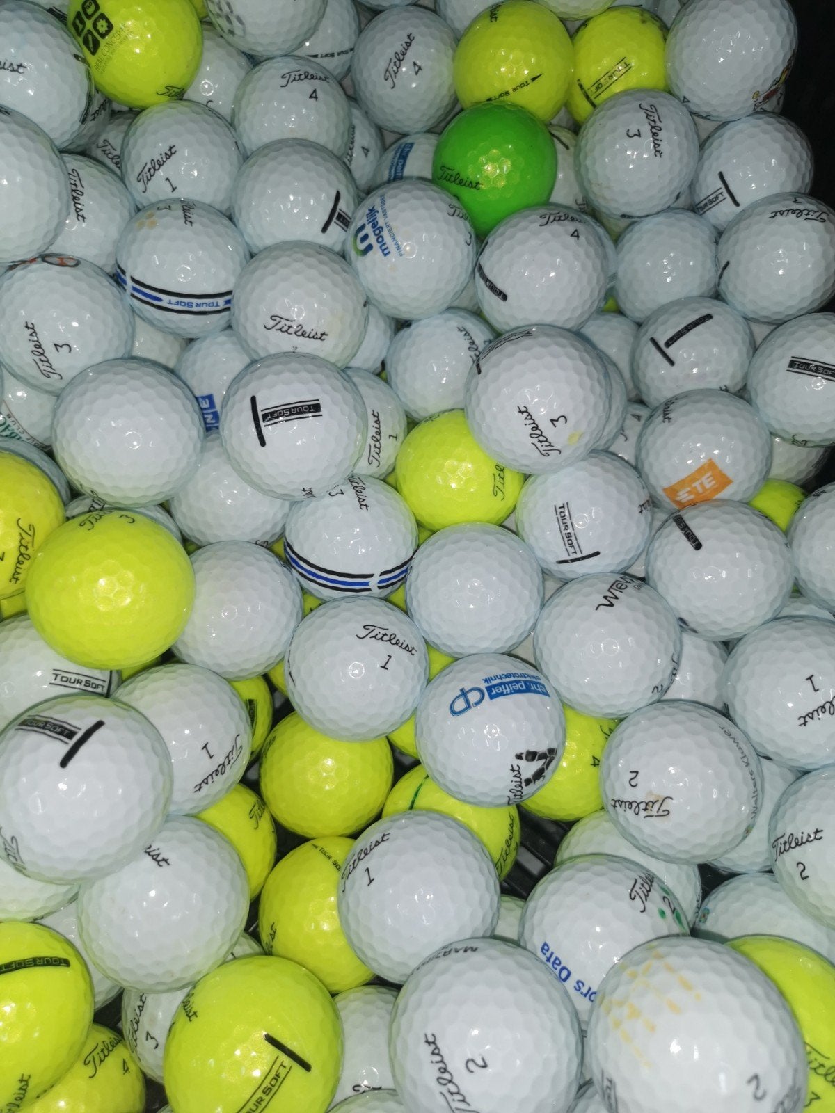 Titleist tour soft golfballen 50 stuks AAAA kwaliteit, Ophalen of Verzenden, Bal(len)