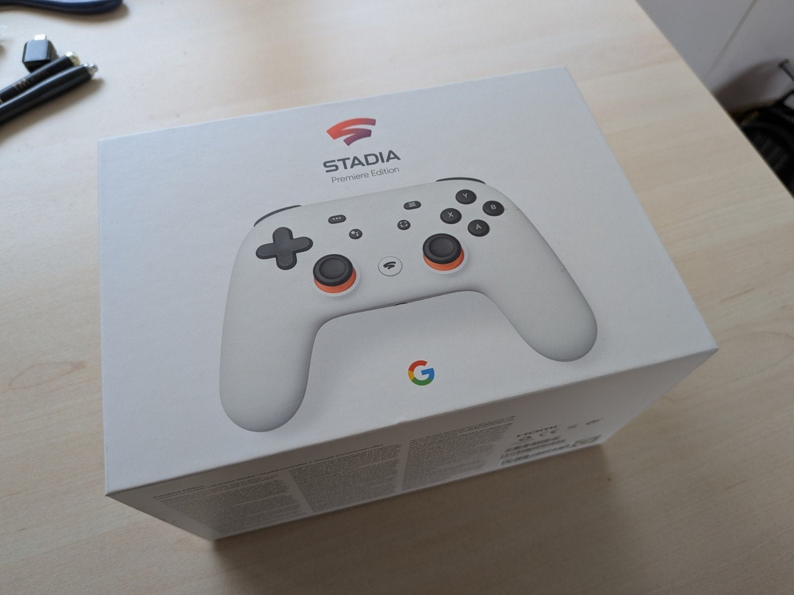 Google Stadia Premiere Edition Controller - Ongebruikt, Google, Ophalen of Verzenden, Zo goed als nieuw