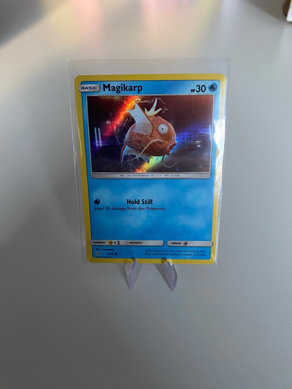 Magikarp Holo NM, Hobby en Vrije tijd, Verzamelkaartspellen | Pokémon, Ophalen of Verzenden, Zo goed als nieuw
