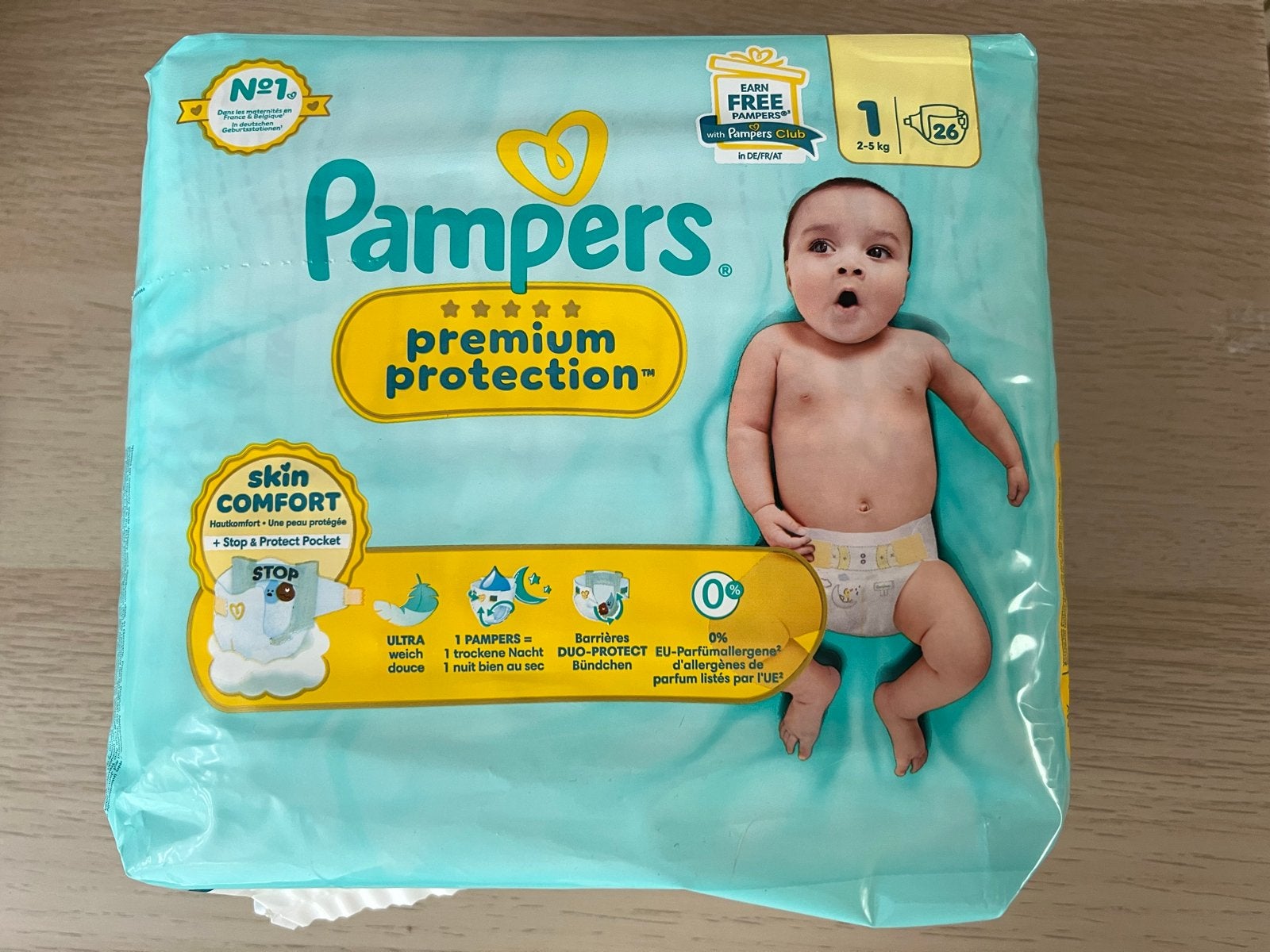 Pampers Premium Protection Luiers Maat 1 (2-5kg) - Nieuw, Ophalen of Verzenden, Nieuw