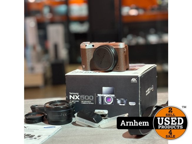 Samsung NX500 Brown + 16-50mm F3.5-5.6 Incl flitser en accu, Samsung, Zo goed als nieuw, Support@Samsung.com, 129, Samsung-ro, Yeongtong-gu
Suwon-si, Gyeonggi-do 16677
South Korea