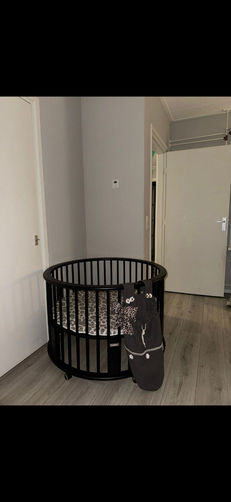 bopita ronde box zwart 102 cm., Kinderen en Baby's, Ophalen, Zo goed als nieuw, Rond